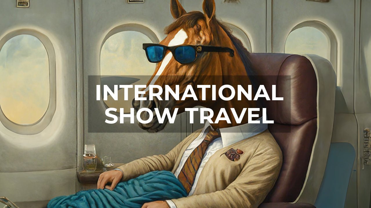 How We Safely Travel Our Horses Across the Globe for International Shows - Walking & Talking