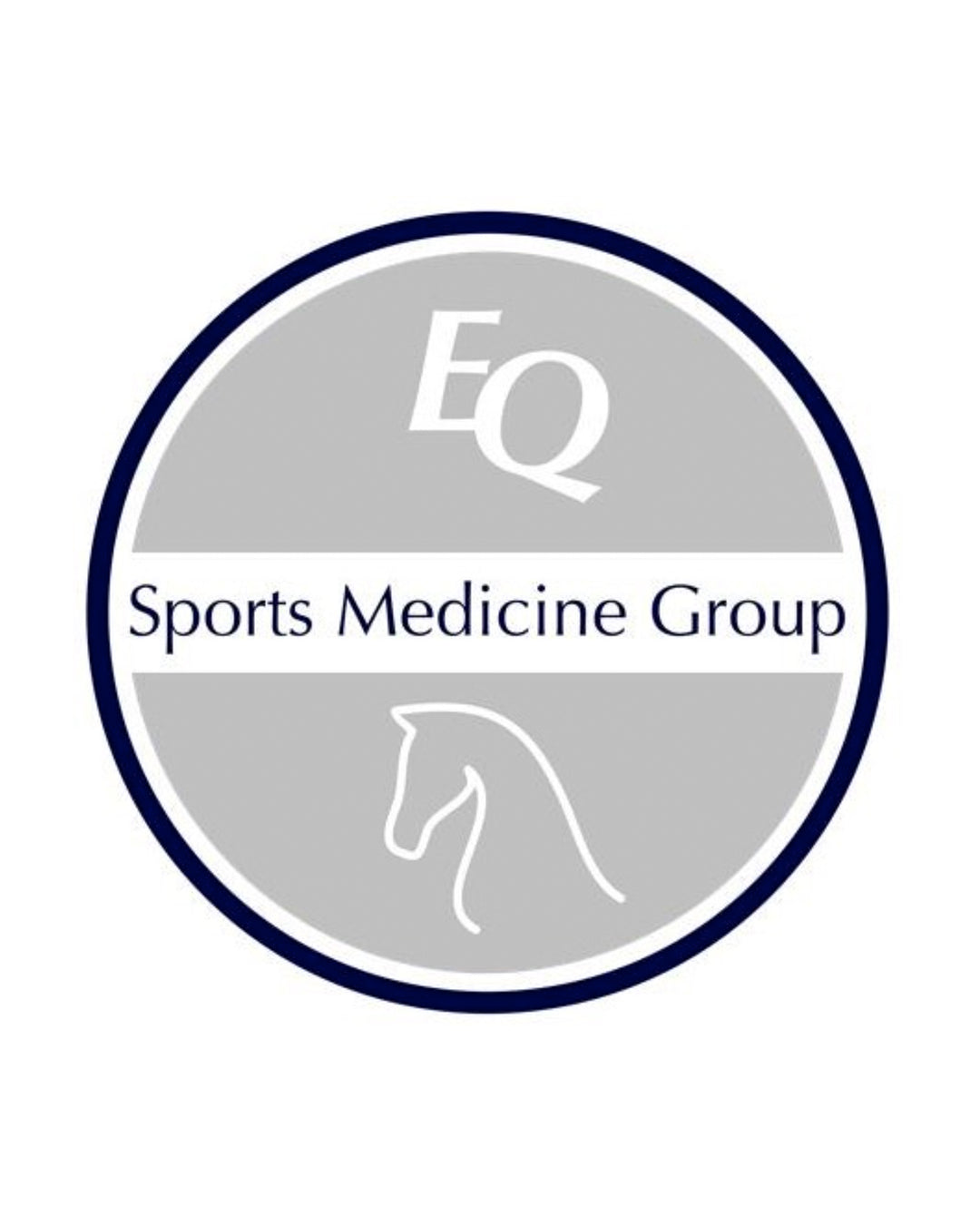 EQ Sports Medicine Group logo – Expert equine care by Dr. Morgan Geller, Dr. Richard Markell, and Dr. Philippe Benoit in Rancho Santa Fe, CA.