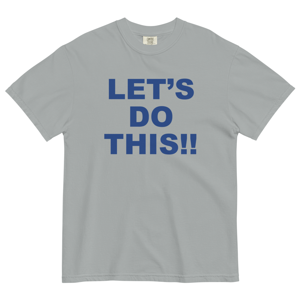 Walking & Talking LET'S DO THIS - Classic T-shirt - Graphite Front