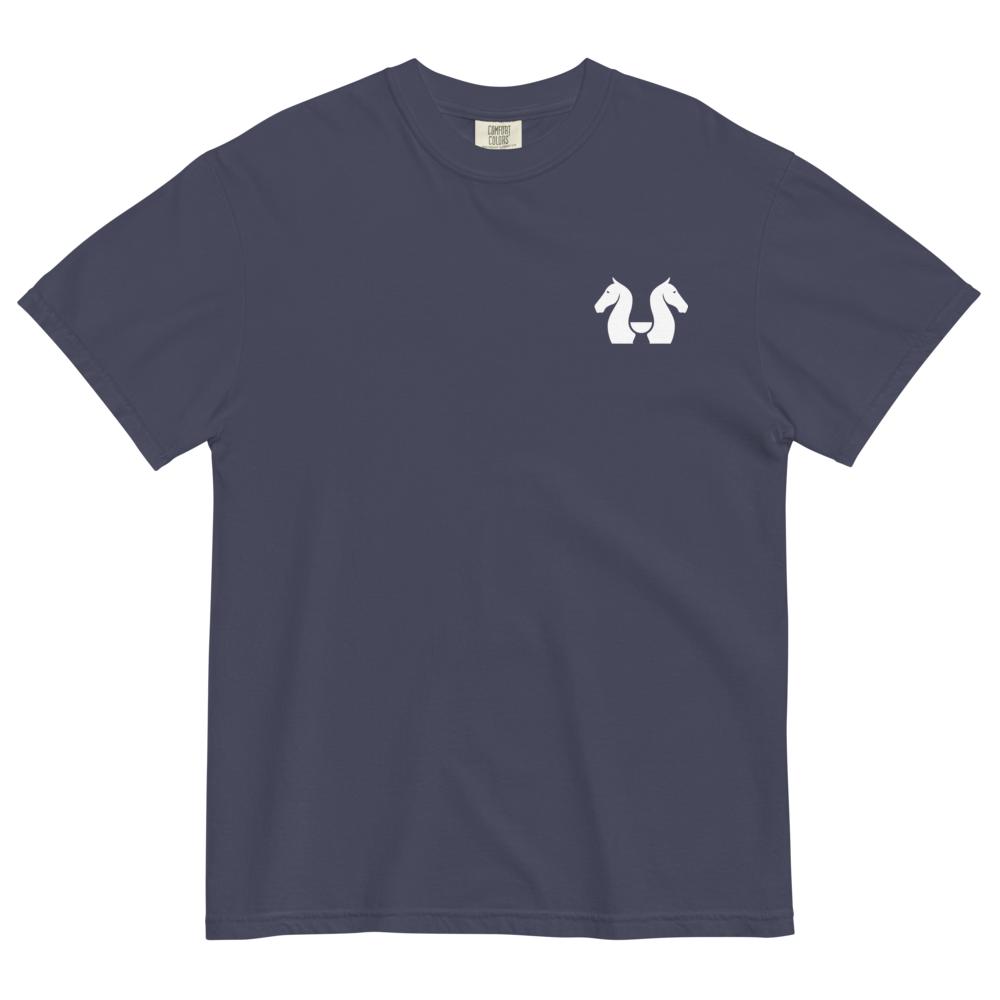 Walking & Talking  IF IT'S WORTH DOING - Classic T-Shirt - Navy Front