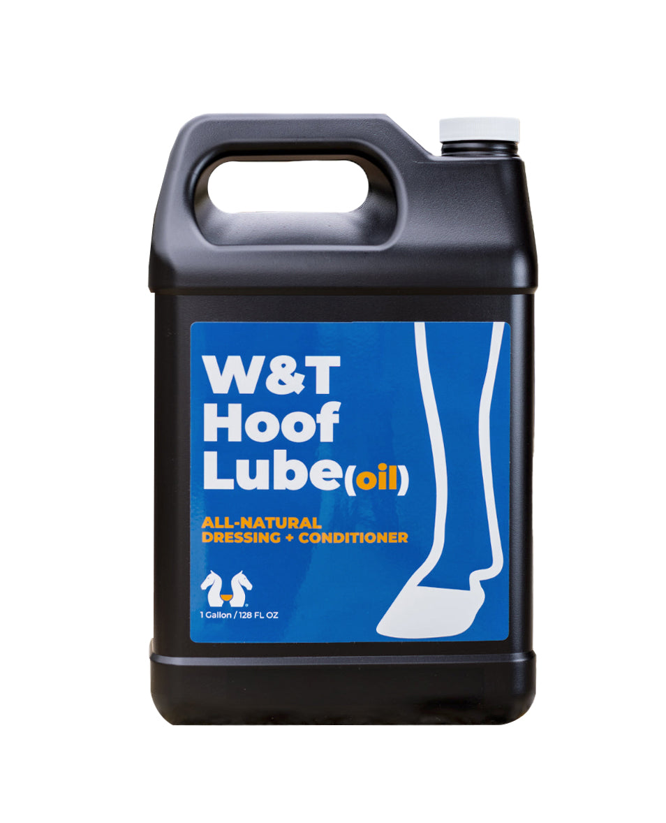 "Walking & Talking Hoof Lube (Oil) – Gallon size. Premium hoof conditioner designed to nourish, protect, and strengthen horse hooves. Ideal for equestrians seeking superior hoof care and long-lasting moisture.